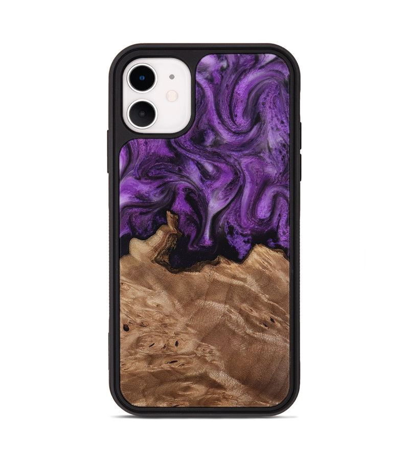 iPhone 11 Wood Phone Case - Verdie (Purple, 818463)
