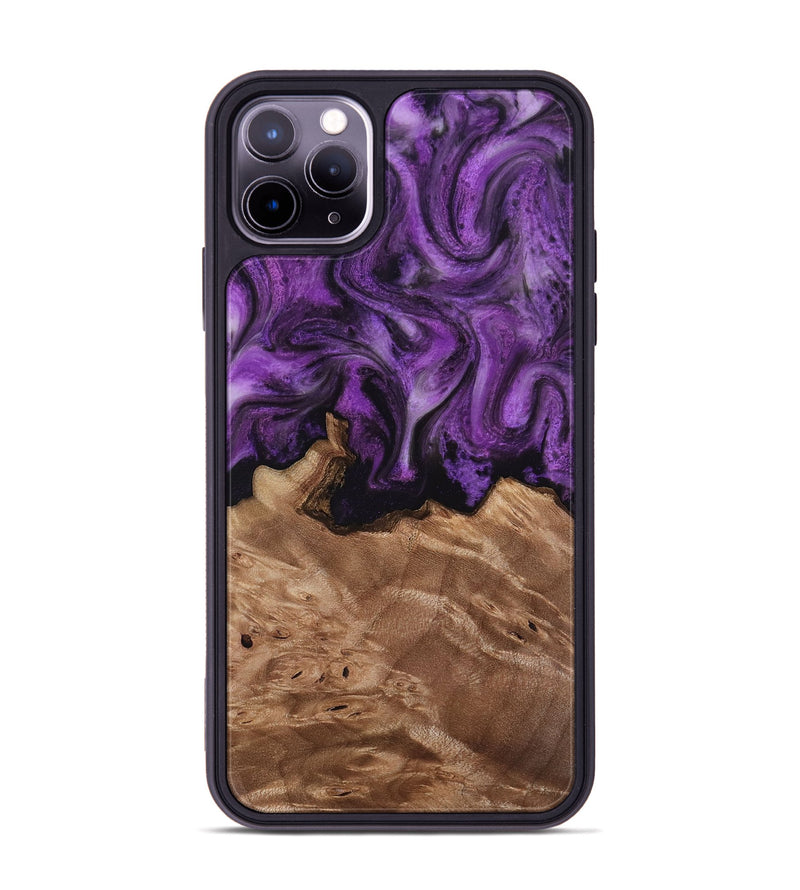 iPhone 11 Pro Max Wood Phone Case - Verdie (Purple, 818463)