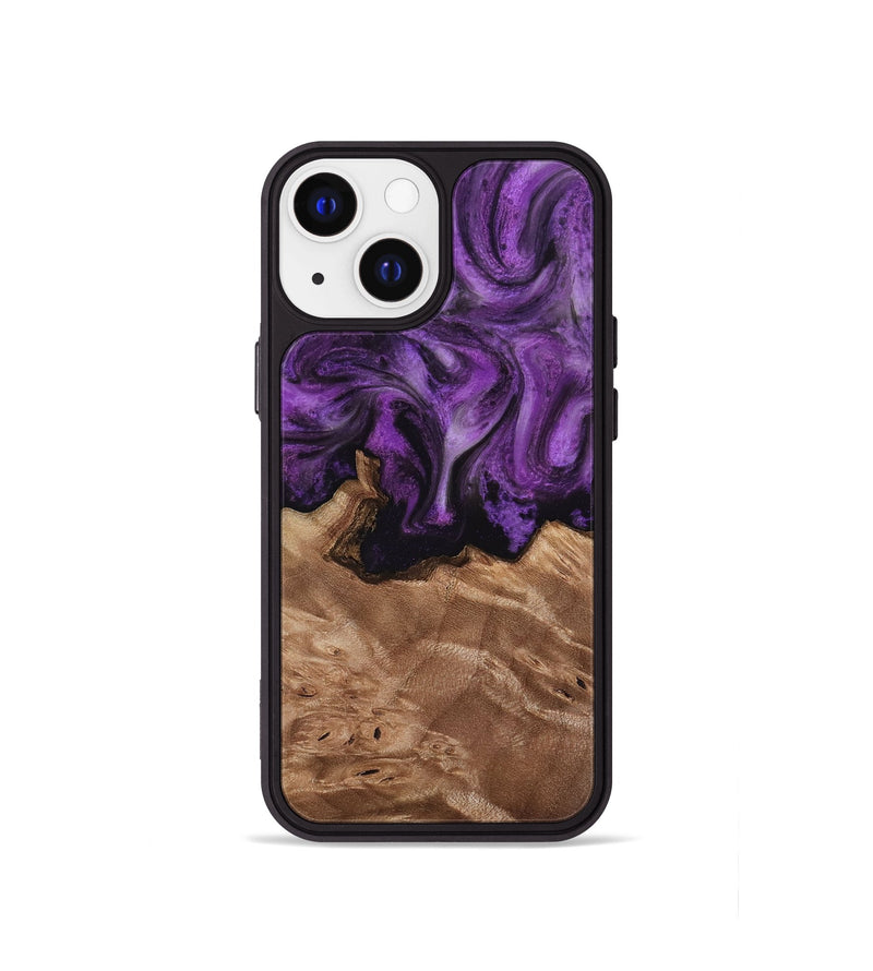 iPhone 13 mini Wood Phone Case - Verdie (Purple, 818463)