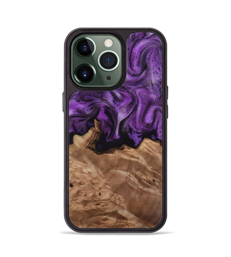 iPhone 13 Pro Wood Phone Case - Verdie (Purple, 818463)