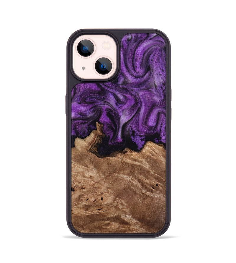 iPhone 14 Wood Phone Case - Verdie (Purple, 818463)