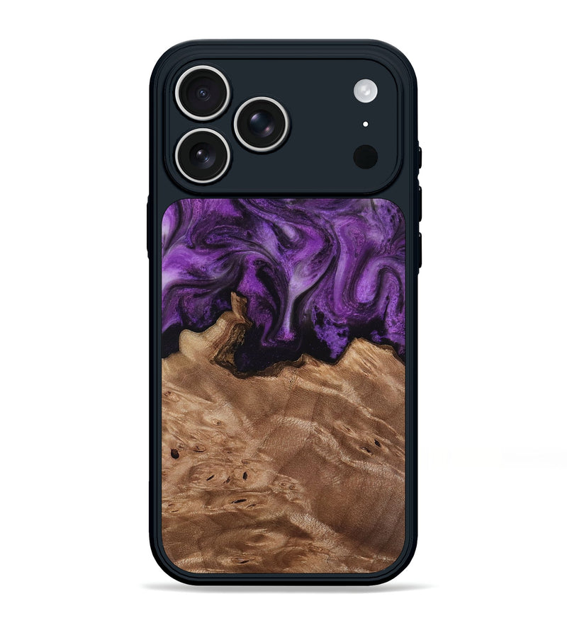 iPhone 17 Pro Max Wood Phone Case - Verdie (Purple, 818463)