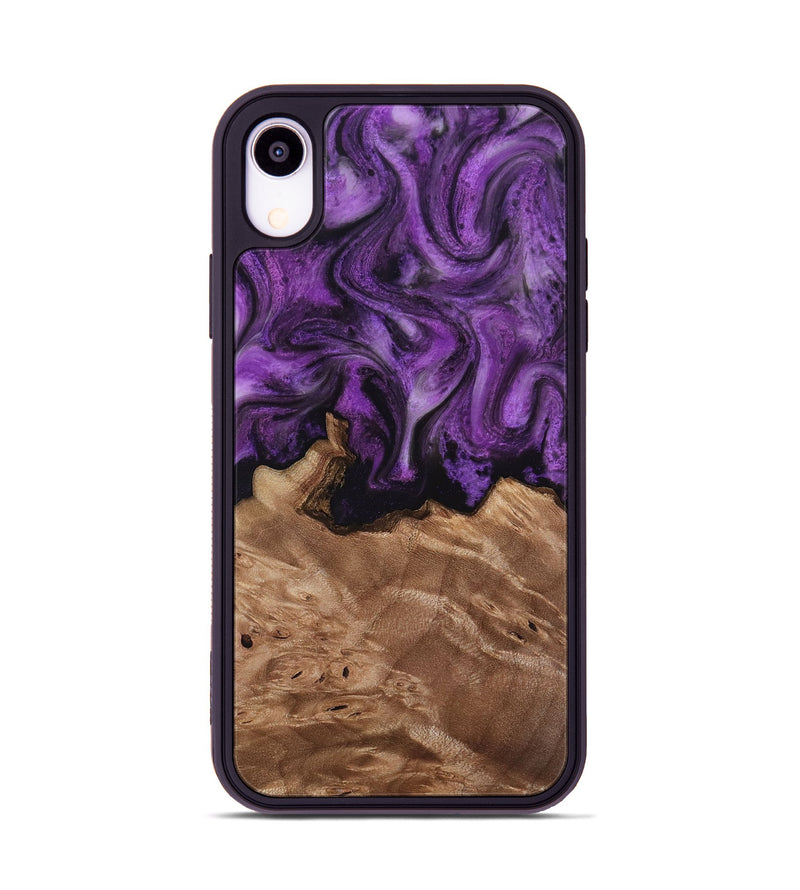 iPhone Xr Wood Phone Case - Verdie (Purple, 818463)