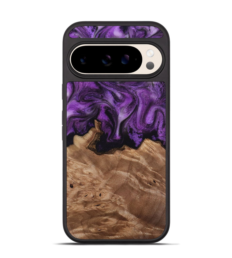 Pixel 10 Wood Phone Case - Verdie (Purple, 818463)