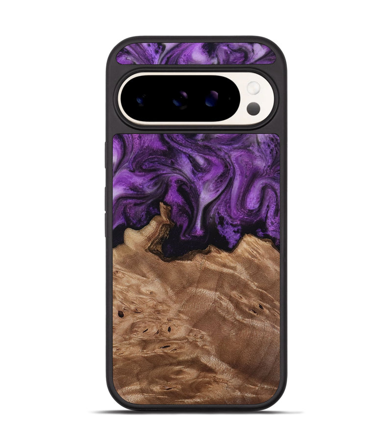 Pixel 9 Pro Wood Phone Case - Verdie (Purple, 818463)