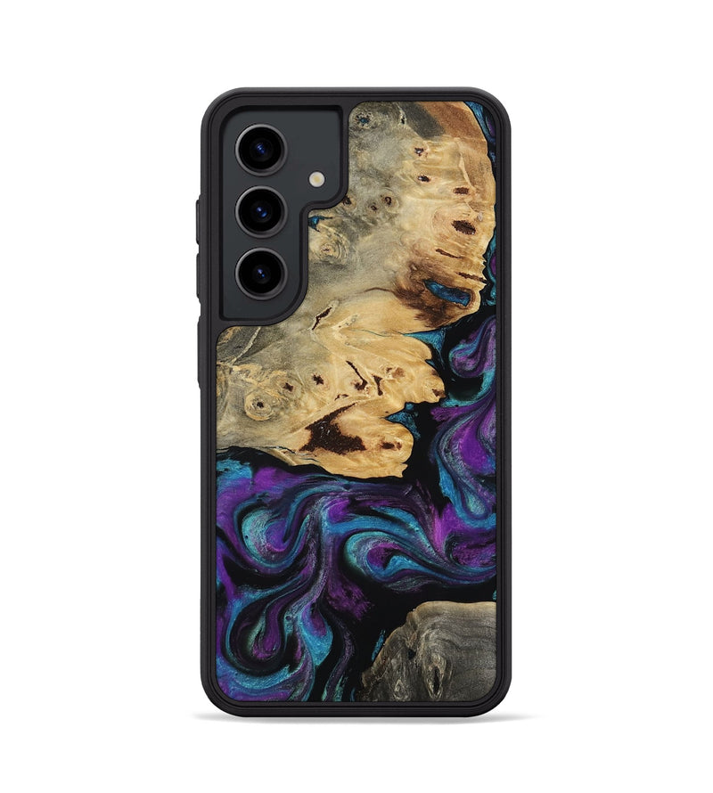 Galaxy S24 Wood Phone Case - Jamel (Purple, 818464)