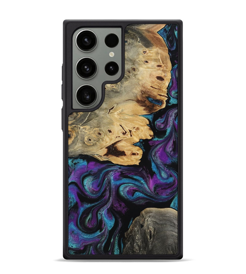 Galaxy S24 Ultra Wood Phone Case - Jamel (Purple, 818464)