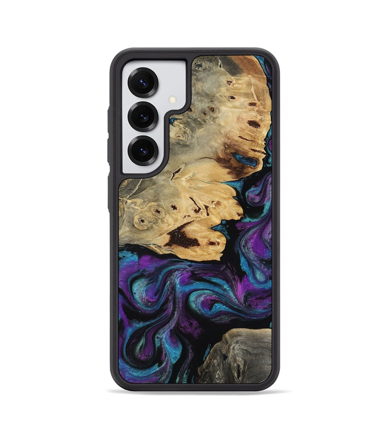 Galaxy S25 Wood Phone Case - Jamel (Purple, 818464)