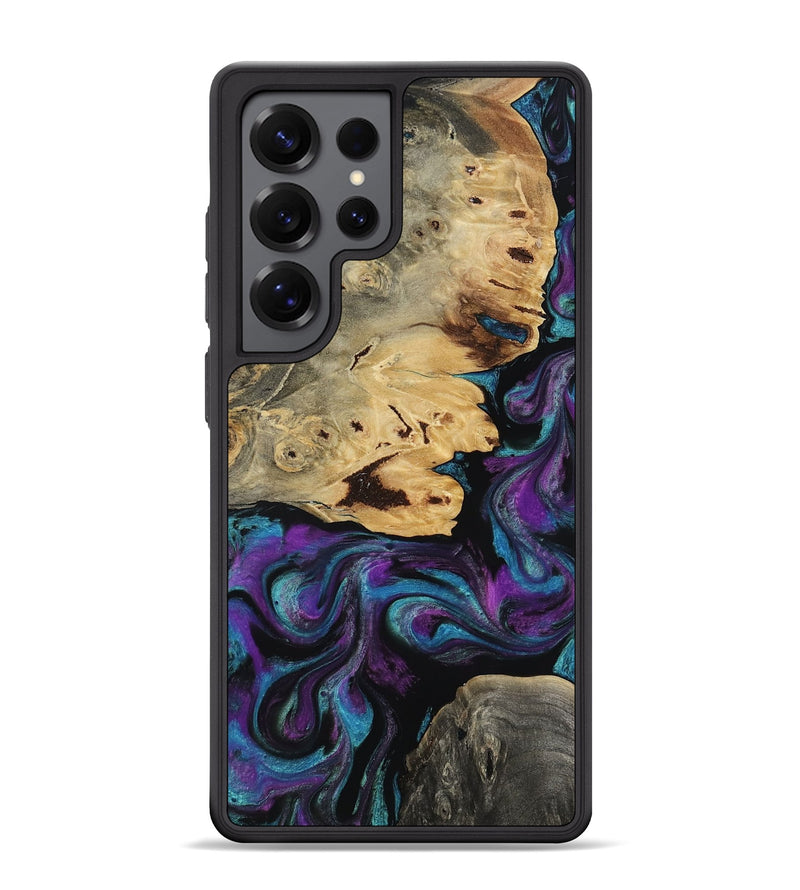 Galaxy S25 Ultra Wood Phone Case - Jamel (Purple, 818464)