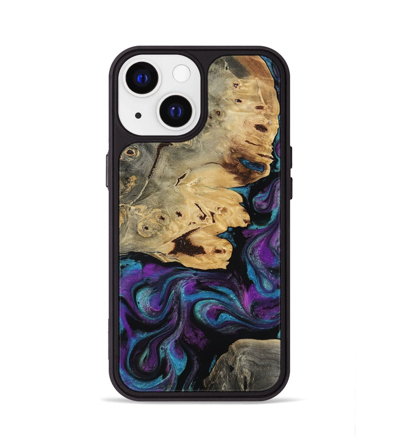 iPhone 13 Wood Phone Case - Jamel (Purple, 818464)