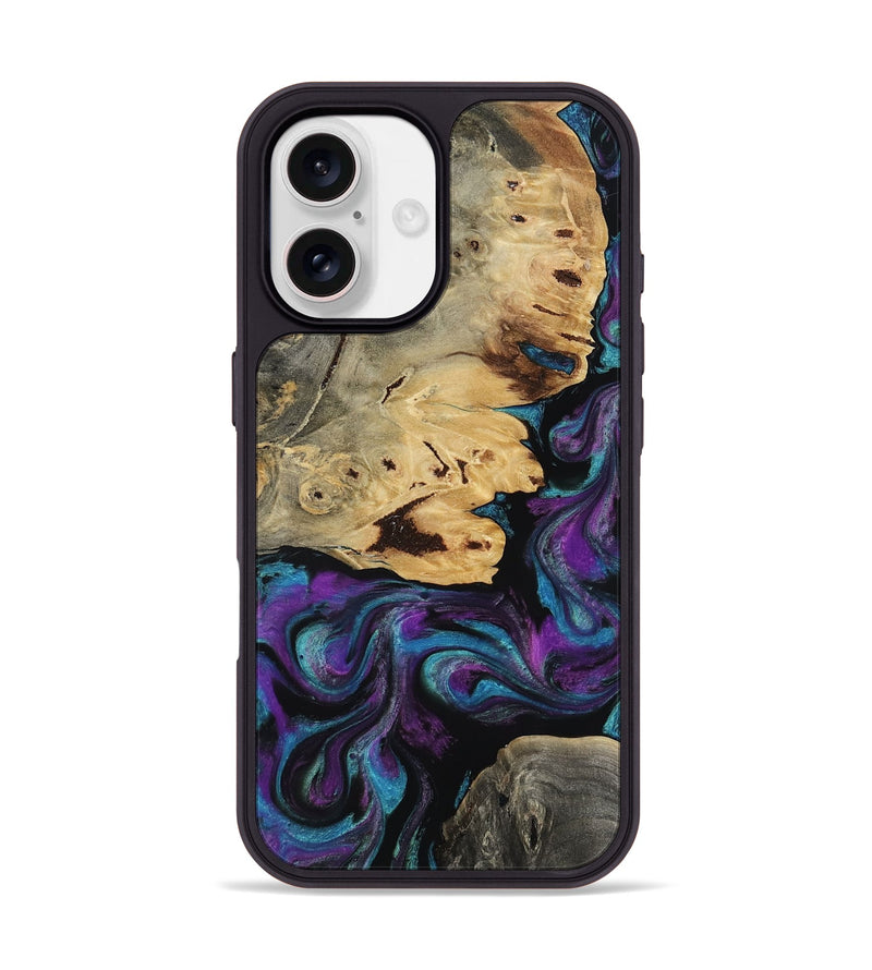 iPhone 17 Wood Phone Case - Jamel (Purple, 818464)