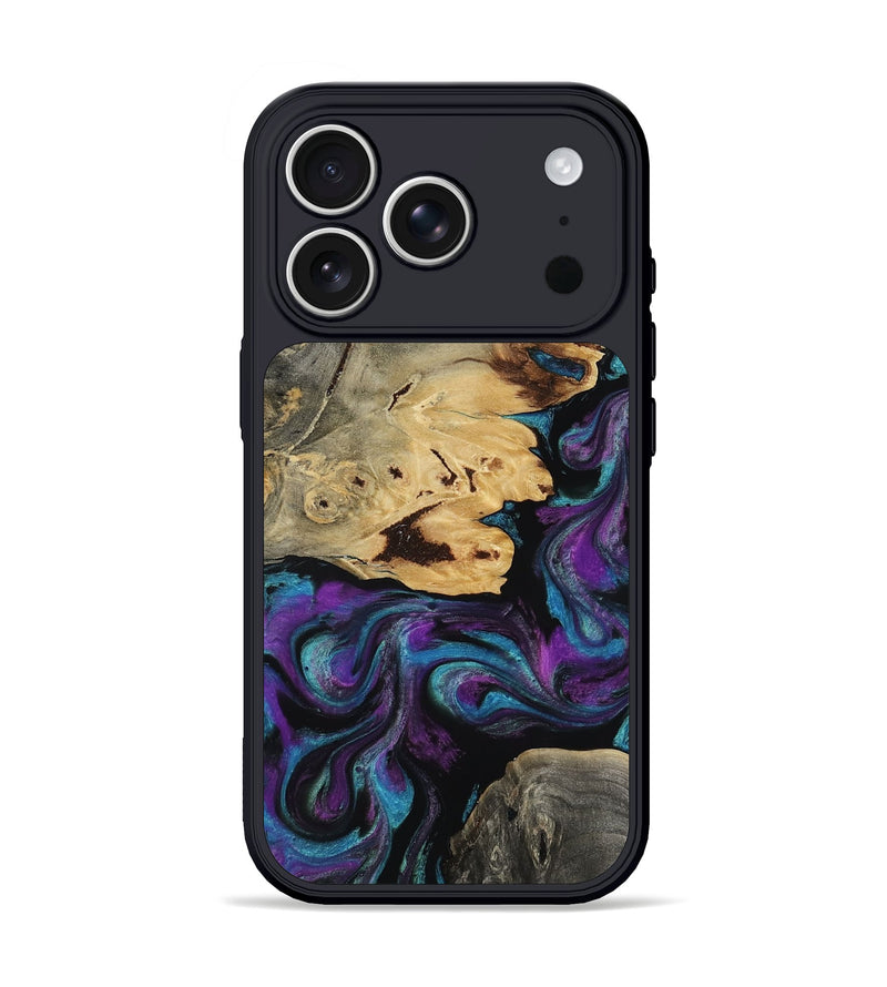 iPhone 17 Pro Wood Phone Case - Jamel (Purple, 818464)