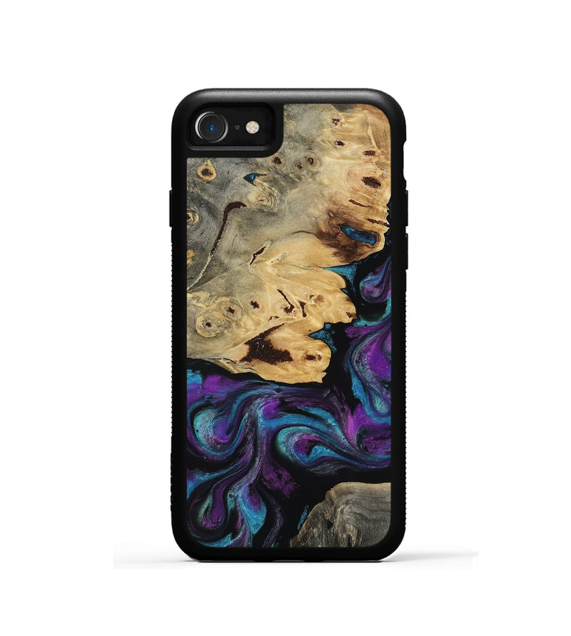 iPhone SE Wood Phone Case - Jamel (Purple, 818464)