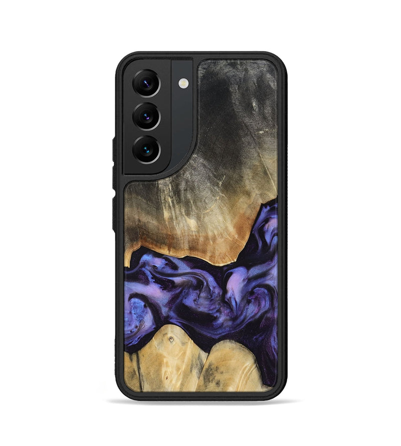 Galaxy S22 Wood Phone Case - Taniyah (Purple, 818465)