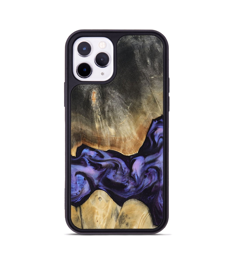 iPhone 11 Pro Wood Phone Case - Taniyah (Purple, 818465)