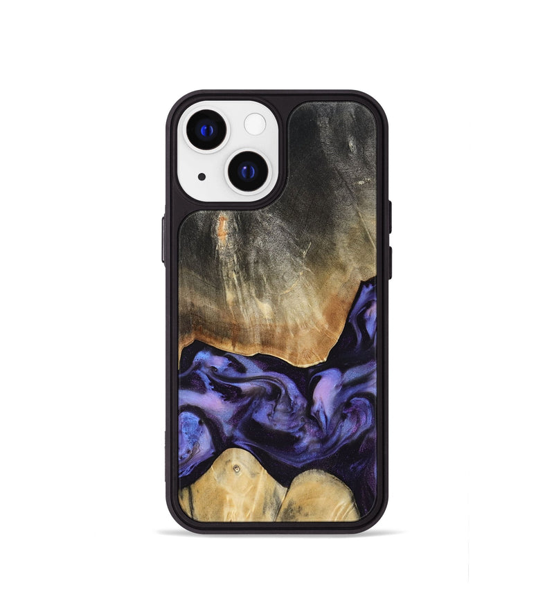 iPhone 13 mini Wood Phone Case - Taniyah (Purple, 818465)
