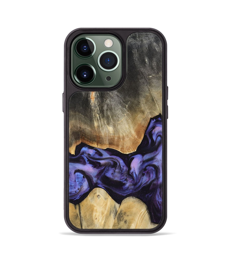iPhone 13 Pro Wood Phone Case - Taniyah (Purple, 818465)