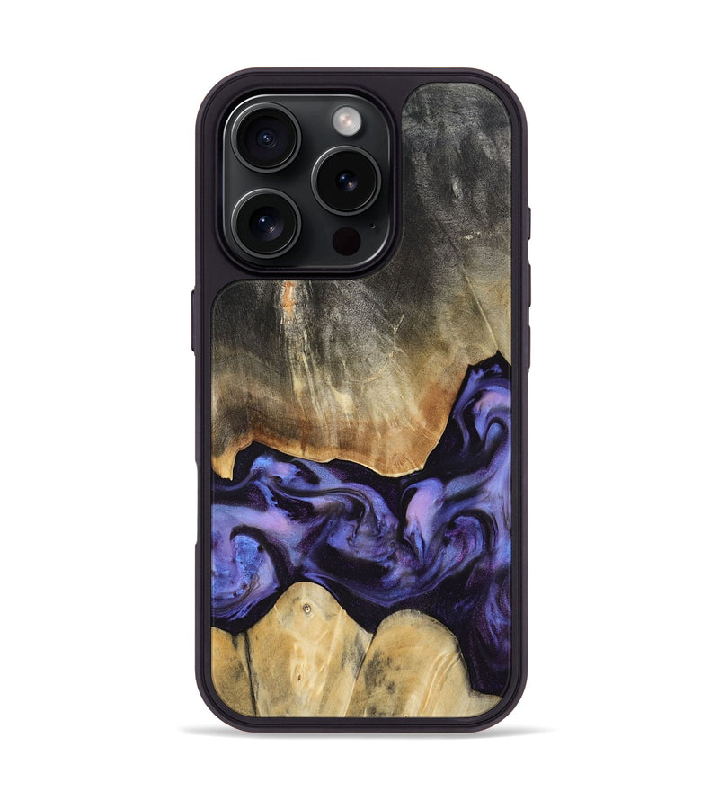 iPhone 16 Pro Wood Phone Case - Taniyah (Purple, 818465)