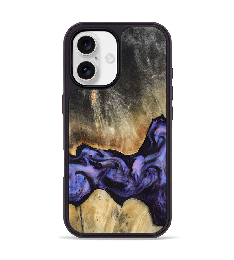 iPhone 17 Wood Phone Case - Taniyah (Purple, 818465)