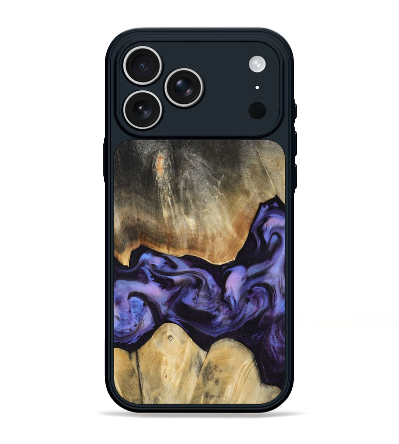 iPhone 17 Pro Max Wood Phone Case - Taniyah (Purple, 818465)