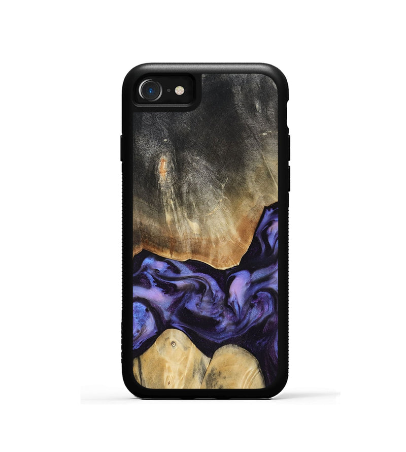 iPhone SE Wood Phone Case - Taniyah (Purple, 818465)