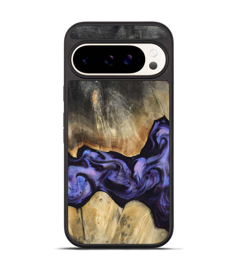 Pixel 9 Pro Wood Phone Case - Taniyah (Purple, 818465)