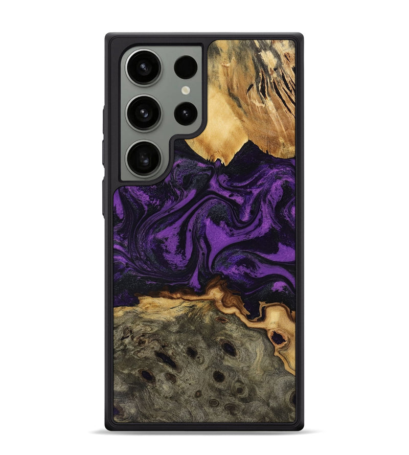 Galaxy S24 Ultra Wood Phone Case - Geralyn (Purple, 818466)