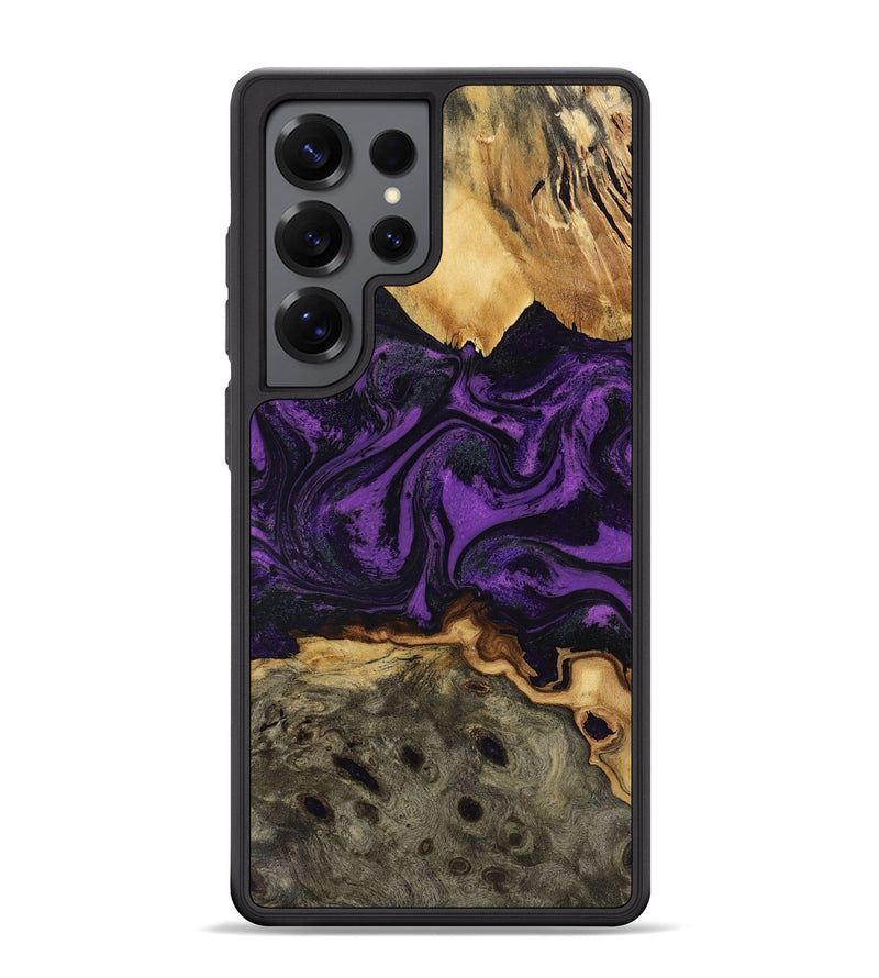 Galaxy S25 Ultra Wood Phone Case - Geralyn (Purple, 818466)