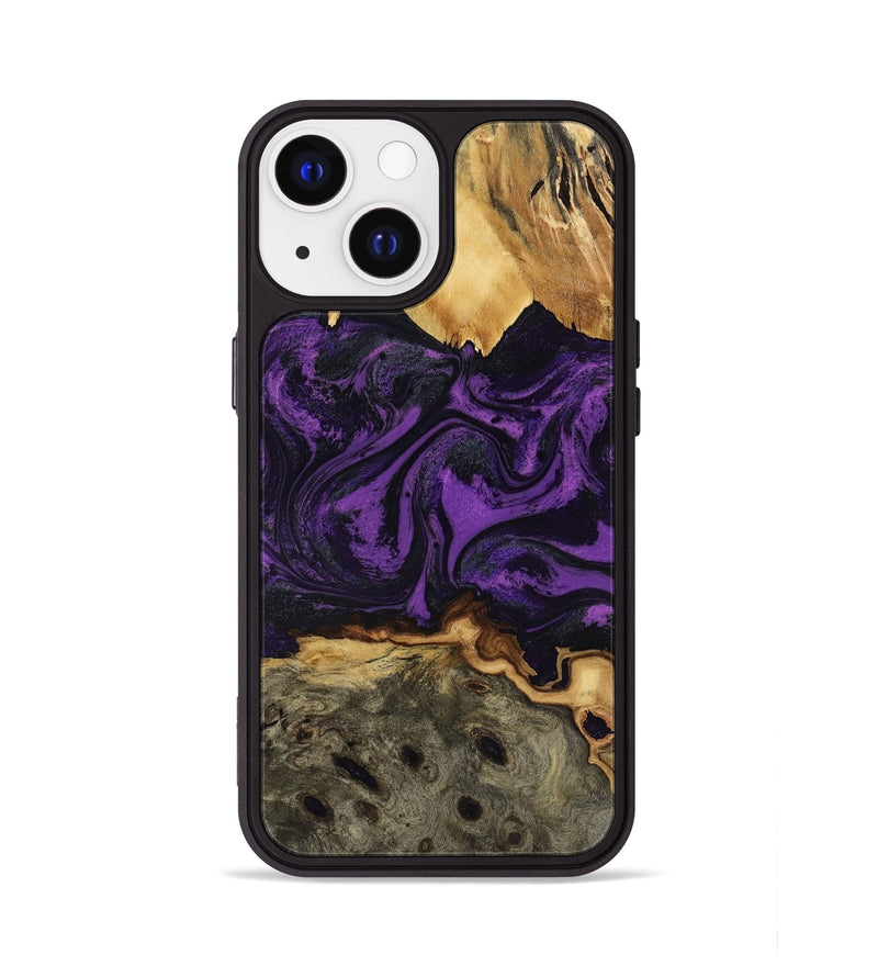 iPhone 13 Wood Phone Case - Geralyn (Purple, 818466)