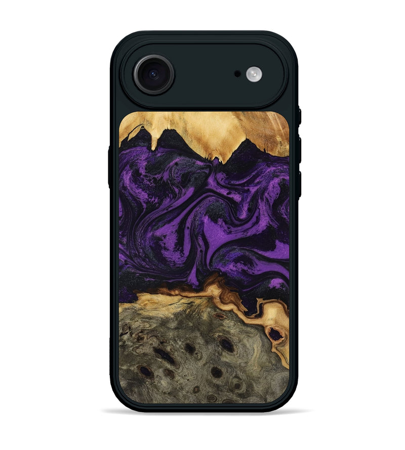 iPhone 17 Air Wood Phone Case - Geralyn (Purple, 818466)