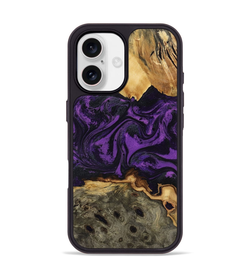 iPhone 17 Wood Phone Case - Geralyn (Purple, 818466)