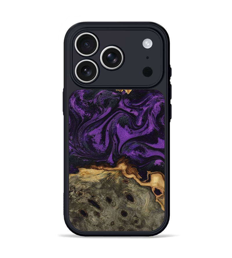 iPhone 17 Pro Wood Phone Case - Geralyn (Purple, 818466)