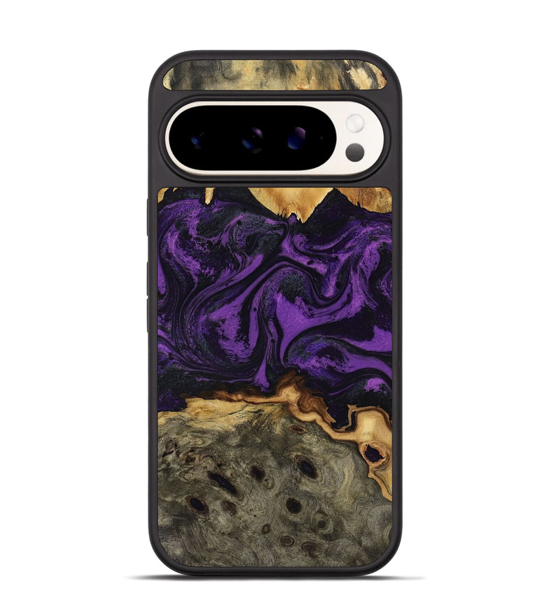 Pixel 9 Pro Wood Phone Case - Geralyn (Purple, 818466)
