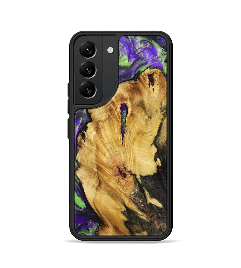 Galaxy S22 Wood Phone Case - Nora (Purple, 818467)