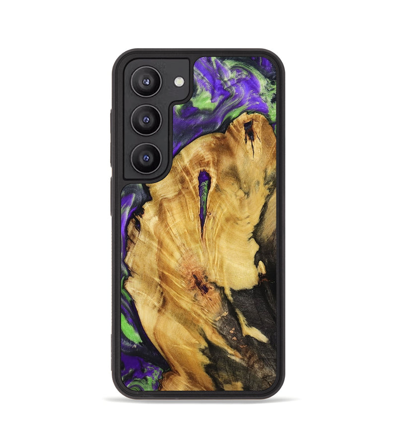 Galaxy S23 Wood Phone Case - Nora (Purple, 818467)