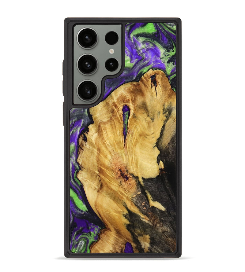 Galaxy S23 Ultra Wood Phone Case - Nora (Purple, 818467)