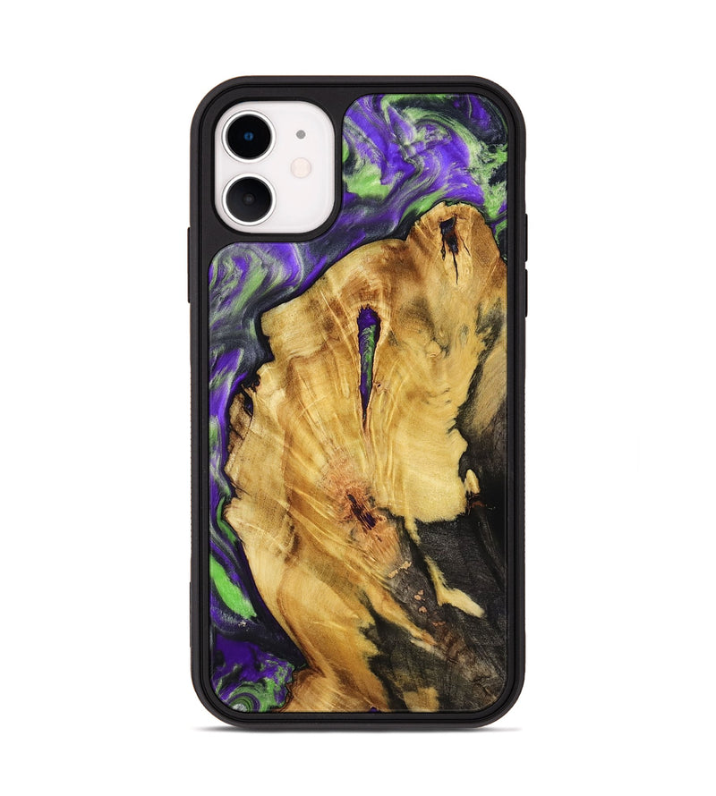 iPhone 11 Wood Phone Case - Nora (Purple, 818467)