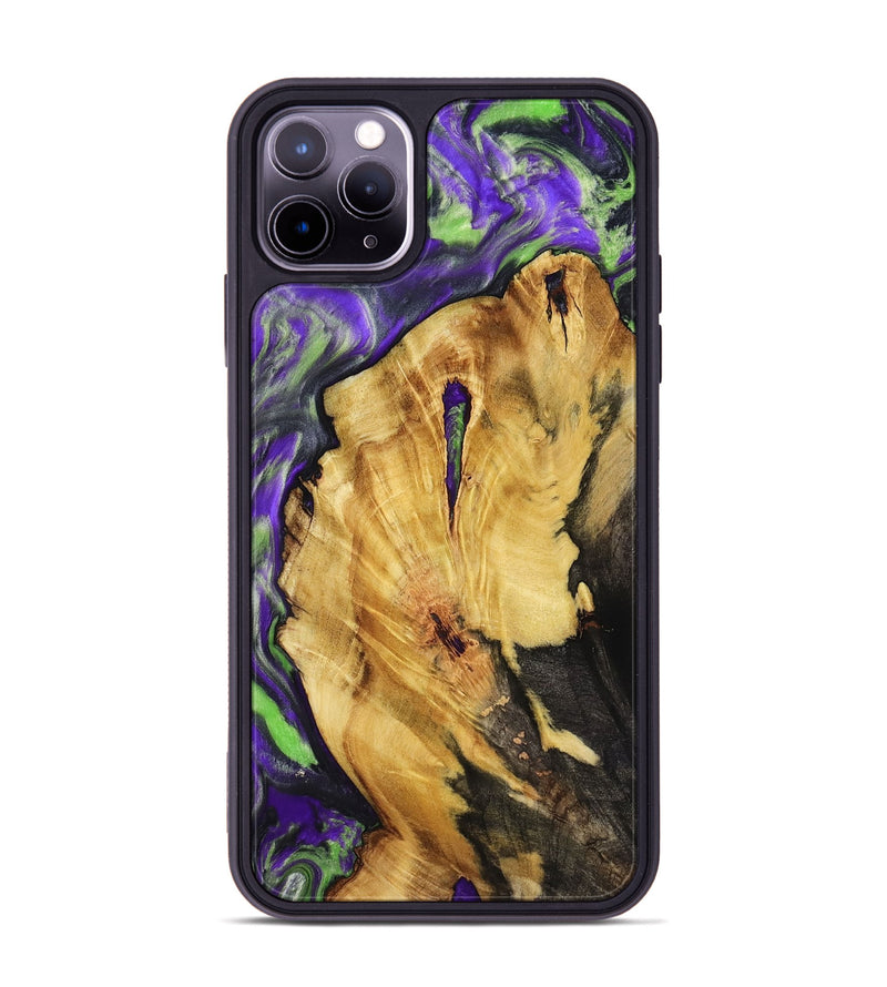 iPhone 11 Pro Max Wood Phone Case - Nora (Purple, 818467)