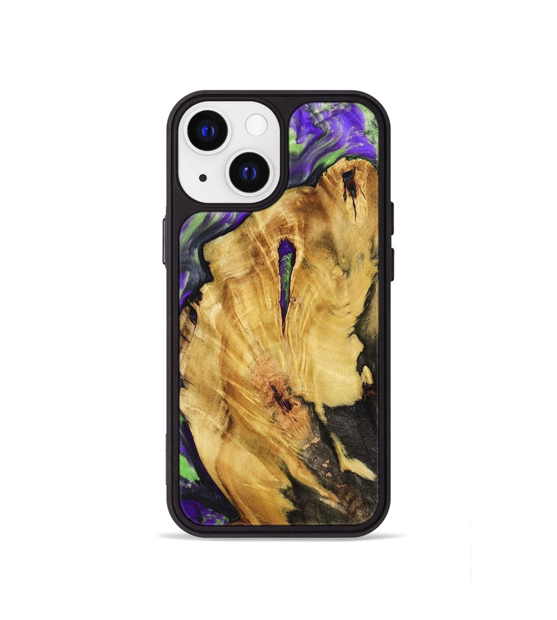 iPhone 13 mini Wood Phone Case - Nora (Purple, 818467)