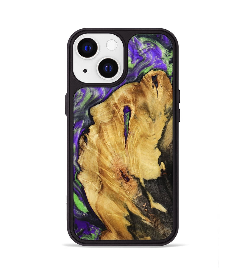 iPhone 13 Wood Phone Case - Nora (Purple, 818467)