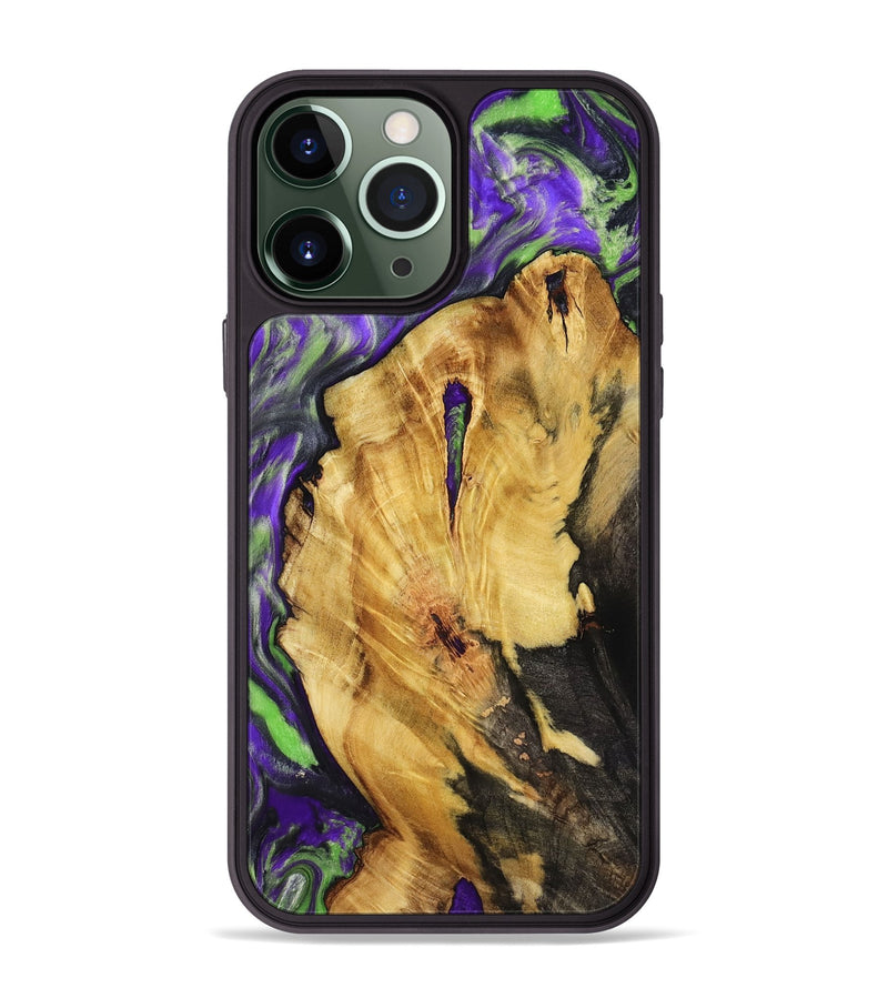 iPhone 13 Pro Max Wood Phone Case - Nora (Purple, 818467)