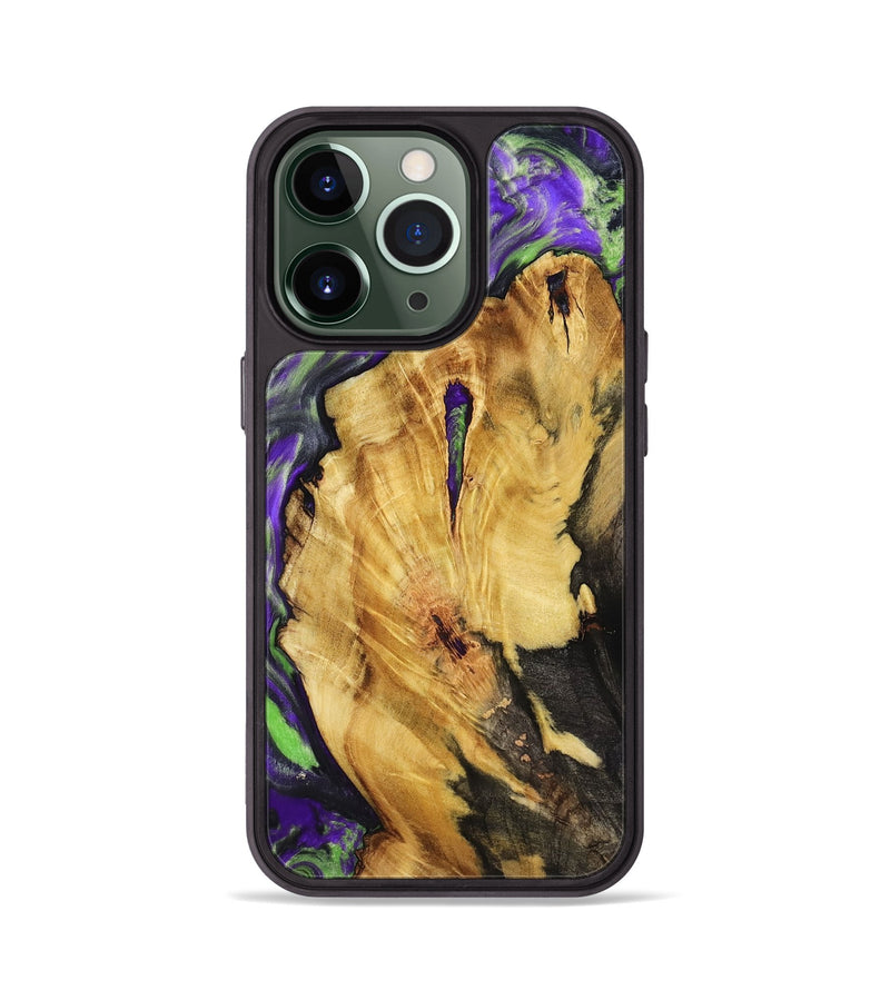 iPhone 13 Pro Wood Phone Case - Nora (Purple, 818467)