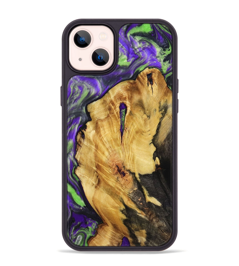 iPhone 14 Plus Wood Phone Case - Nora (Purple, 818467)