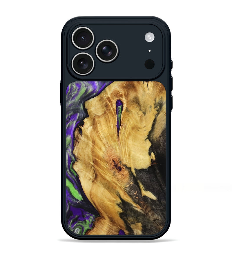 iPhone 17 Pro Max Wood Phone Case - Nora (Purple, 818467)