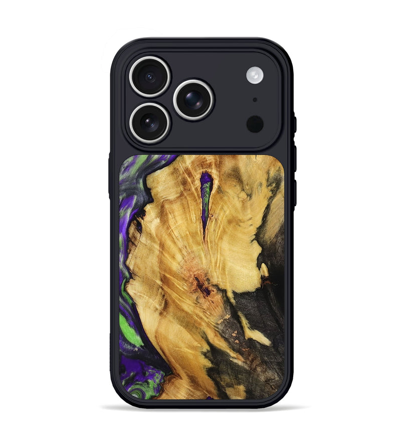 iPhone 17 Pro Wood Phone Case - Nora (Purple, 818467)