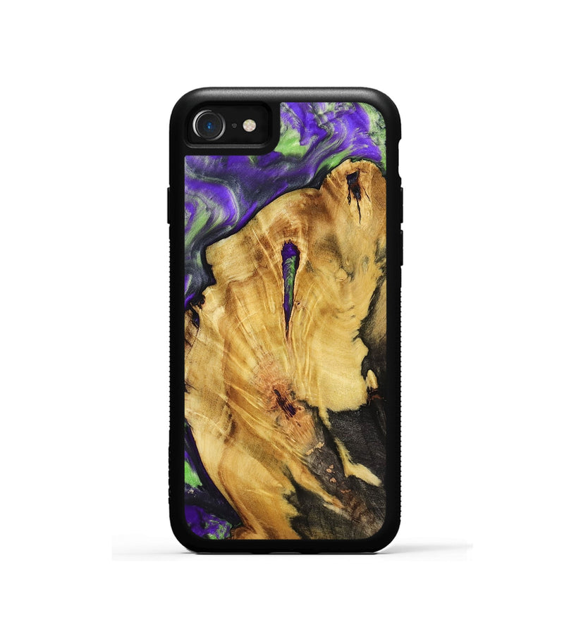 iPhone SE Wood Phone Case - Nora (Purple, 818467)