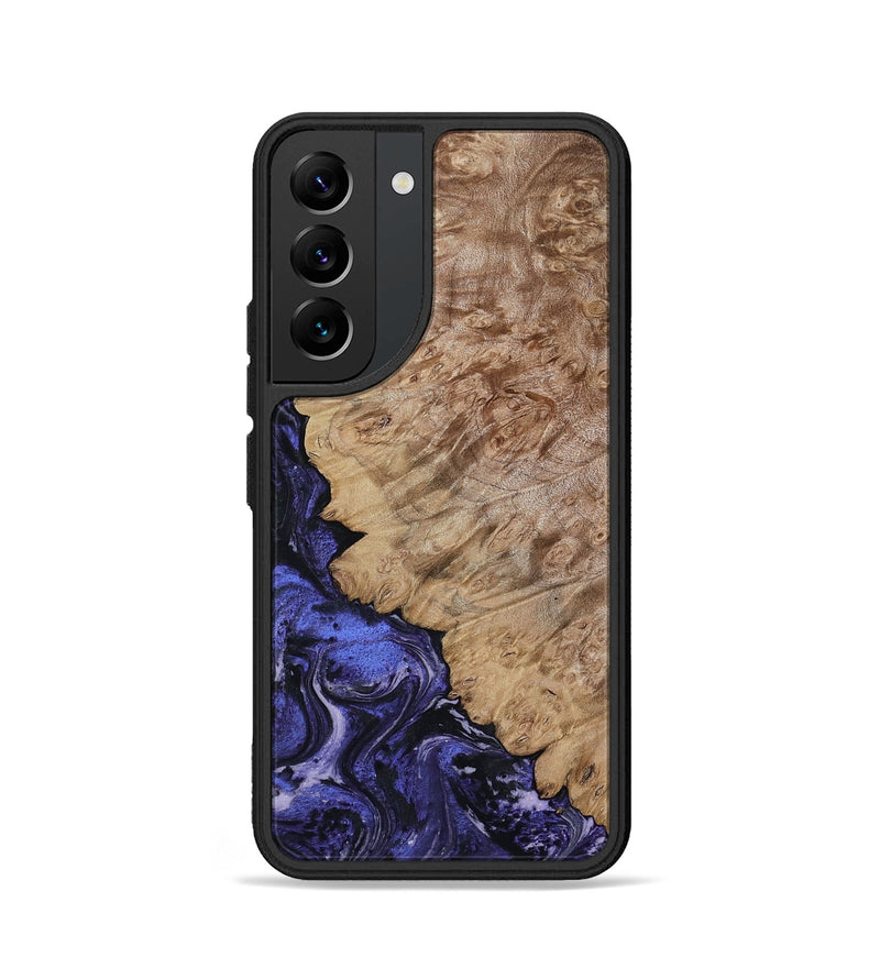 Galaxy S22 Wood Phone Case - Yazmin (Purple, 818468)