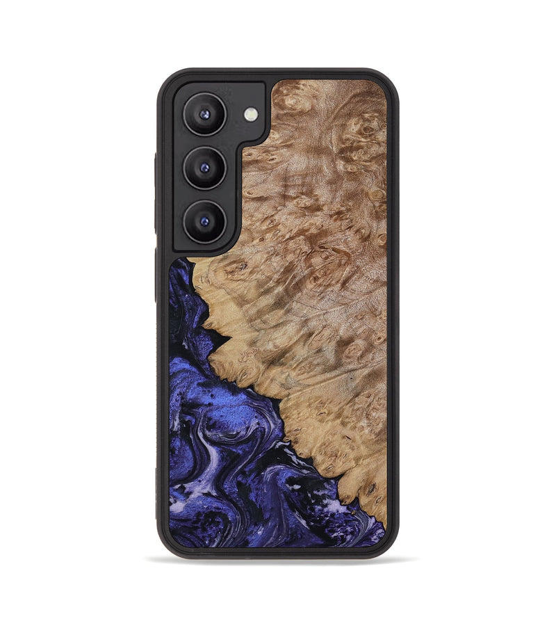 Galaxy S23 Wood Phone Case - Yazmin (Purple, 818468)