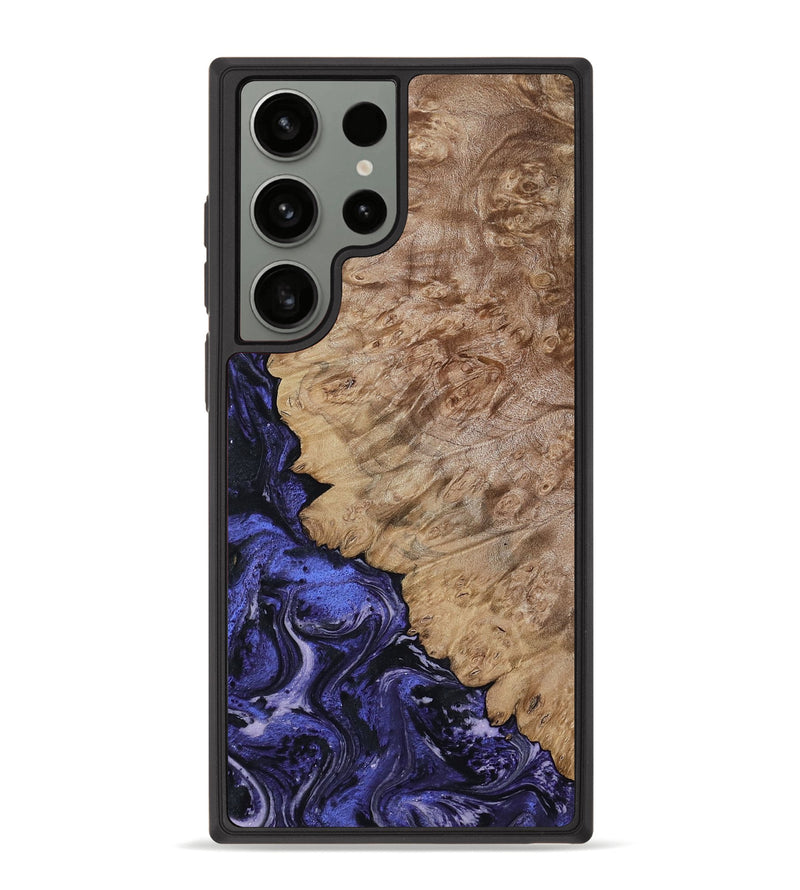Galaxy S23 Ultra Wood Phone Case - Yazmin (Purple, 818468)