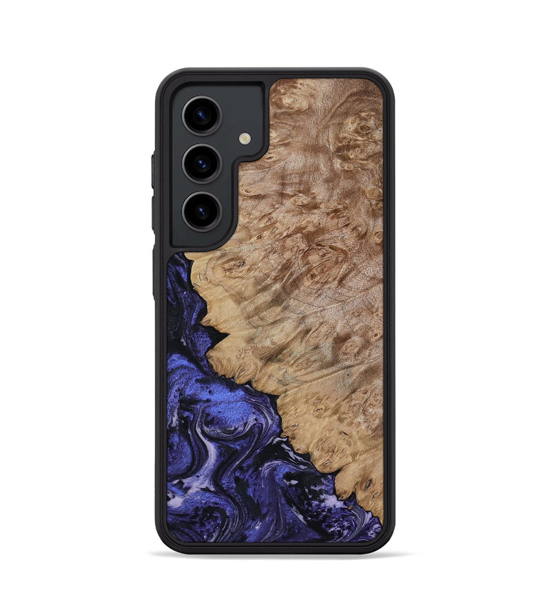 Galaxy S24 Wood Phone Case - Yazmin (Purple, 818468)